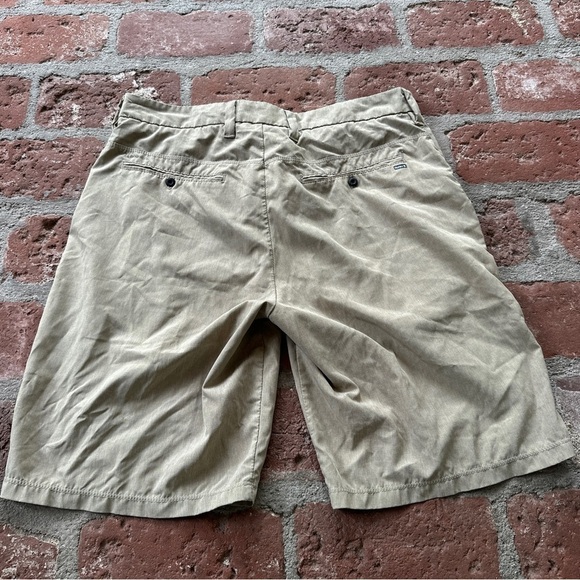 Hurley men’s knee length lightweight shorts size 30 beige Tan casual summer - Picture 9 of 15